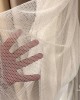 Тънко перде едра мрежа в цвят екрю 1194 Тънко перде едра мрежа в цвят екрю 1194