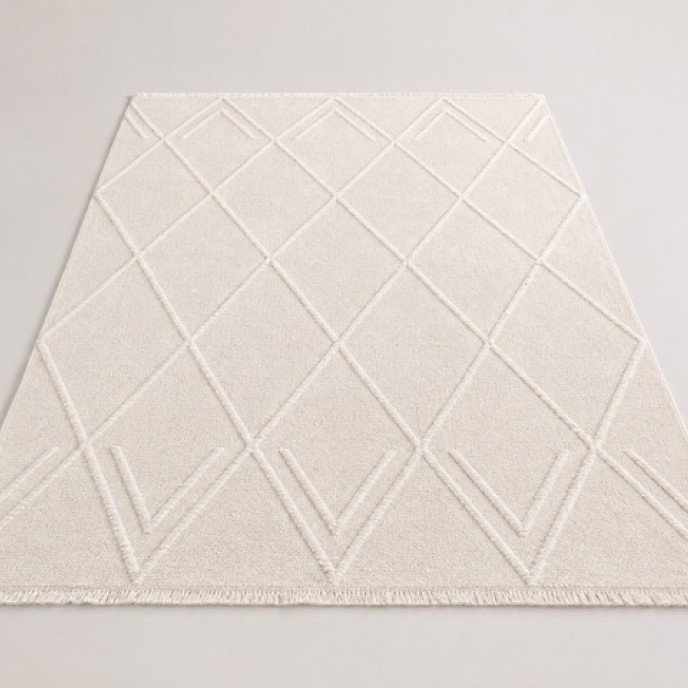 Килим NORDIC DIAMOND Крем 160×230 см 1240 Килим NORDIC DIAMOND Крем 160×230 см 1240